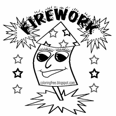 Guy Fawkes November 5th bonfire night clipart firework printable rocket coloring pages for teenagers