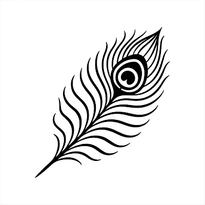 Peacock feather