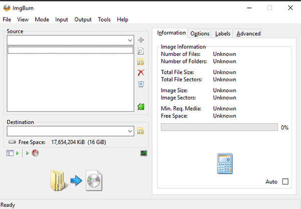 ImgBurn Conversion Screen