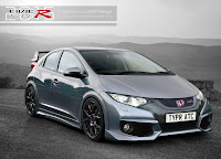 Honda Civic Type R Photoshoped