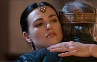 Merlin The Tears of Uther Pendragon Anthony Head Morgana Katie McGrath hug screencaps images photos pictures screengrabs