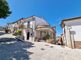 Steep streets are characteristic of the village of Trevico, high in the Campania Apennines