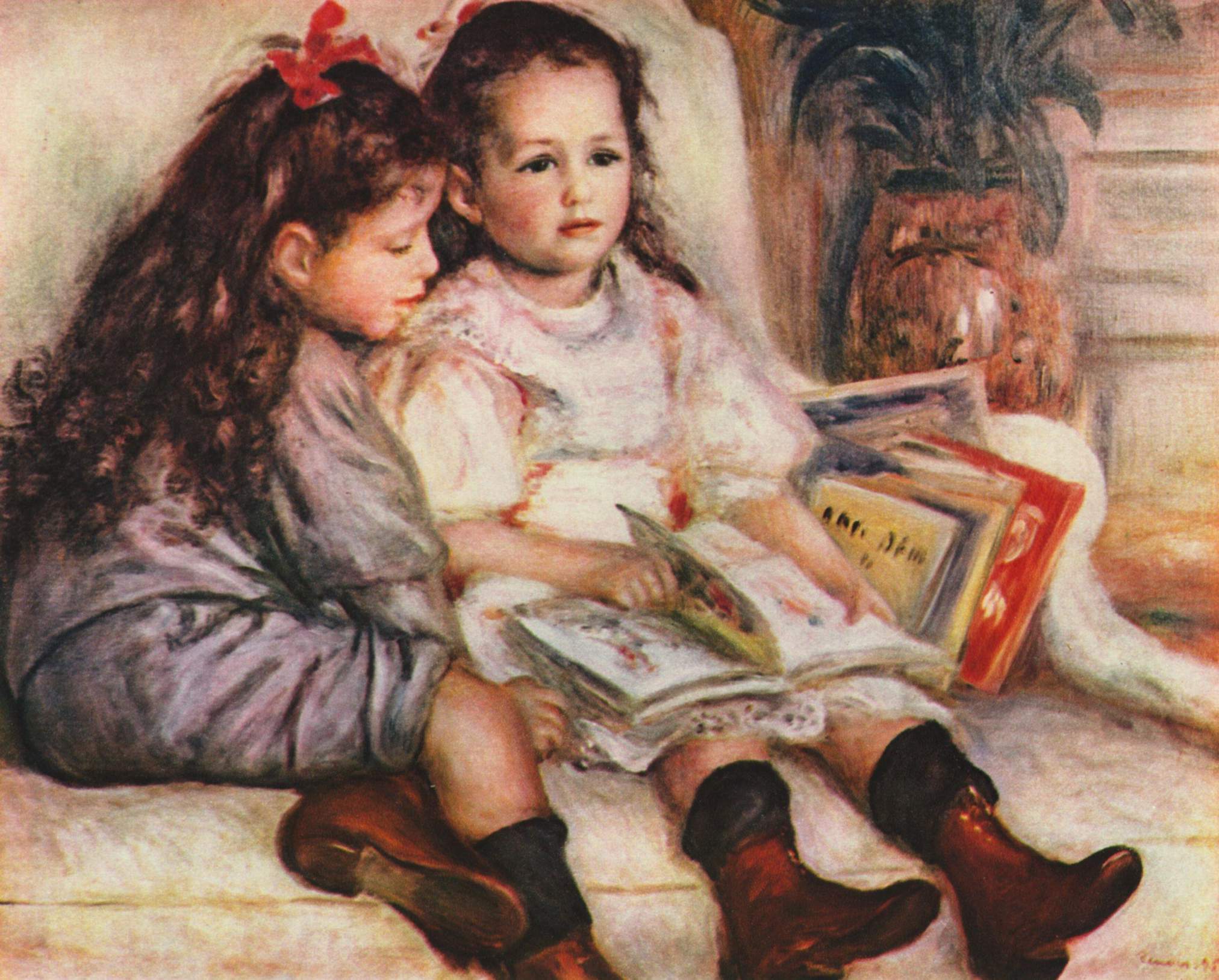 Pierre-Auguste Renoir, "Retrato de Jean y Geneviève  Caillebotte" (1895)