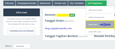 Cara Mengganti Blogspot dengan Domain Sendiri