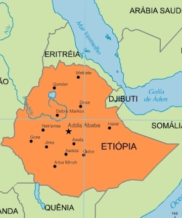 Países do Continente Africano: Etiópia