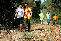 Camí de tornada a Sant Feliu de Codines, paral·lel al Torrent de Coll de Poses