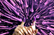 Purple Fingers In Our Face (the purple finger)