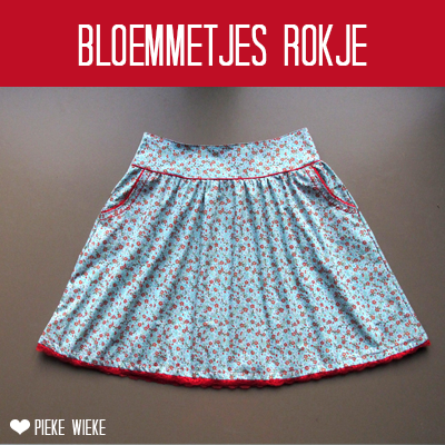 Rokje met bloemmetjes