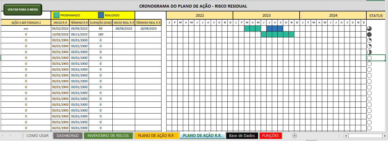 Planilha GRO Gerenciamento de Riscos Ocupacionais NR1