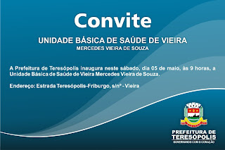  Inauguração da Unidade de Saúde de Vieira em Teresópolis