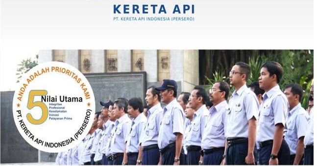 Lowongan Kerja PT KAI 2019/2020 Untuk Lulusan SMA/SMK/D3 