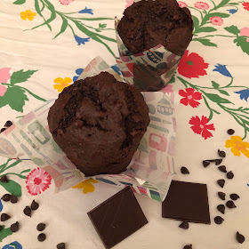 Muffins géants triple chocolat