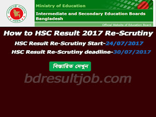 HSC Re-scrutiny Process 2017