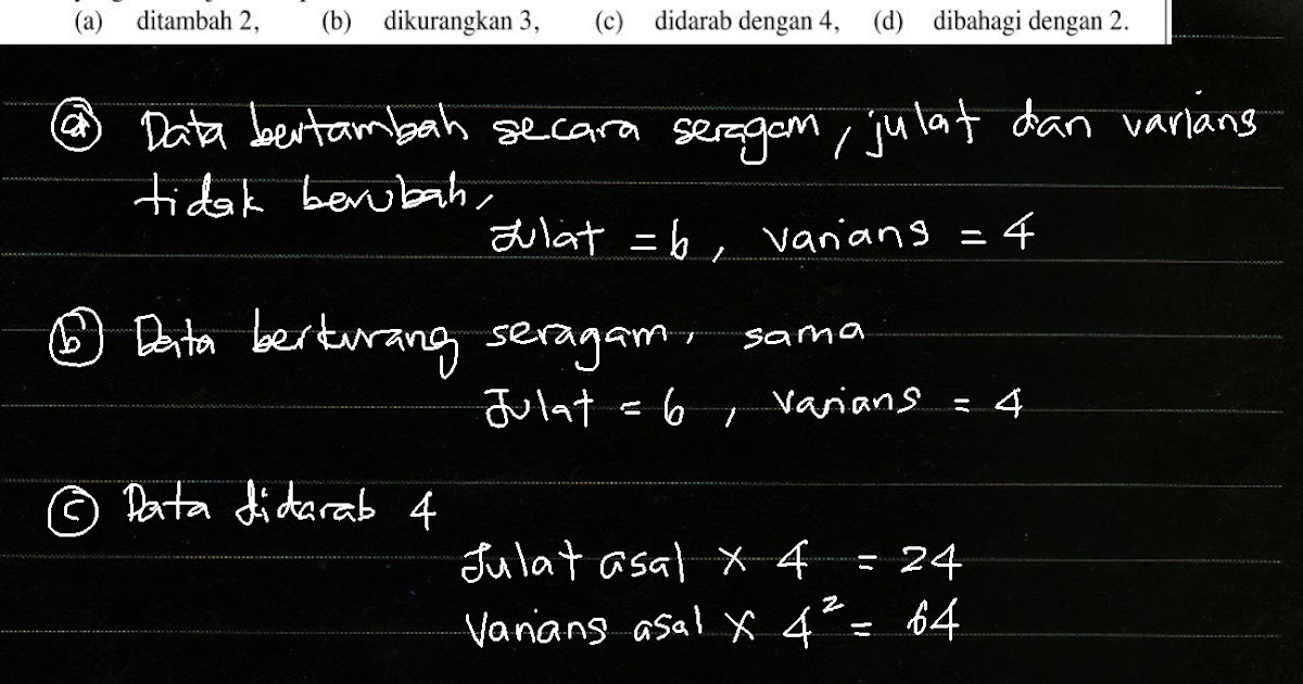 Cikgu Azman - Bukit Jalil: Add Math Bab 7 Statistik 