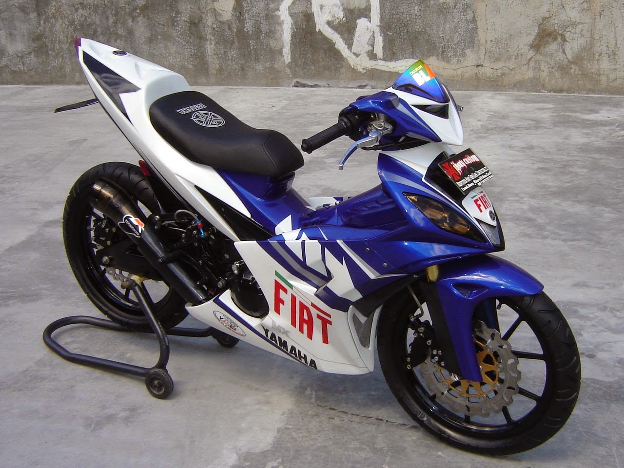 Kumpulan 93 Modifikasi Motor Jupiter Mx Stiker Terupdate Velgy Motor