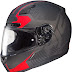 HJC CL-17 Mission - Full Face Motorcycle Helmet - Red/Matte Black - LG