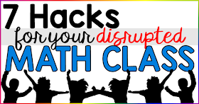 Do you have a particularly disruptive class this year or wish you had a list of engaging go-to math activities for times when class is disrupted? On testing days or days before holidays when students are a little antsy, the classroom management ideas in this post will come in handy! 