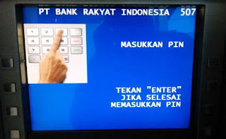 cara mengambil uang di atm