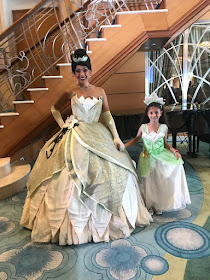 Disney cruise meeting Princess Tiana