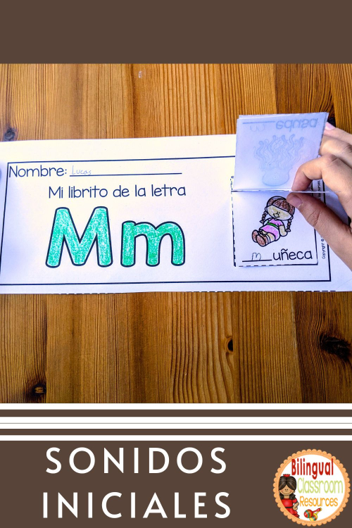 Engaging hands-on activities for learning sonidos iniciales