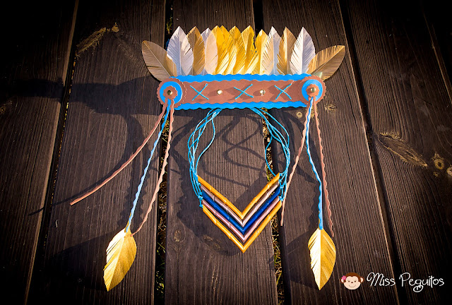 diy tocado indio custome indien petit style