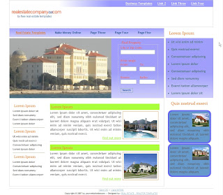 real estate website template