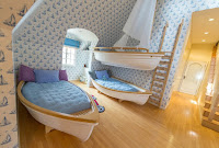 Camas con formas de barcos para habitaciones de niños