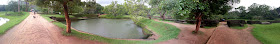 Sigiriya Water Gardens, Sri Lanka, high quality pictures, panorama photographs, pool, road, beautiful cascade fountains, terraces