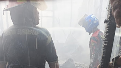 Lima Rumah Ludes di Lalap Sijago Merah di Gang BKIA, Dua Orang Tewas Terbakar