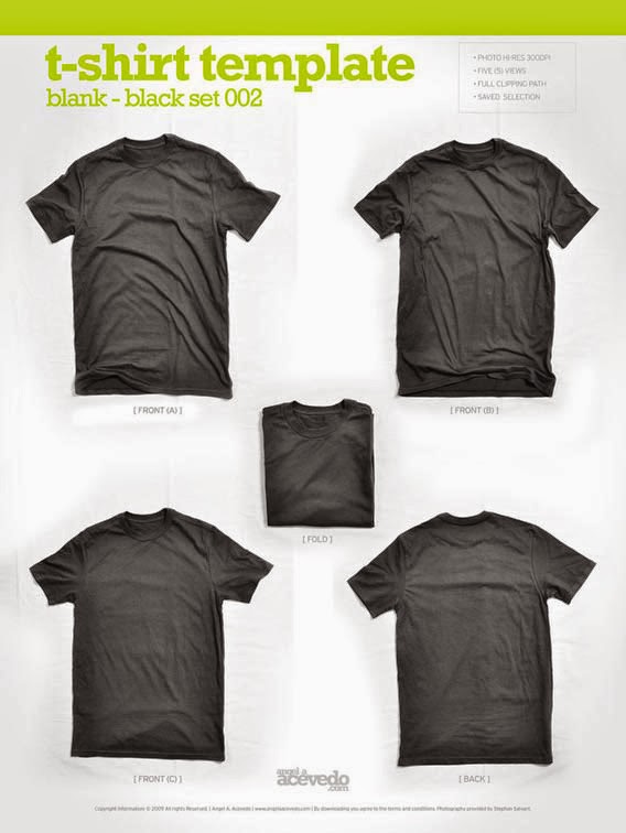 Blank T-Shirt � Black