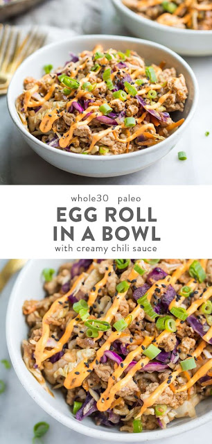 Whole30 Egg Roll in a Bowl Paleo Recipes