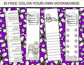 http://www.teacherspayteachers.com/Product/10-FREE-Color-Your-Own-Bookmarks-1313244