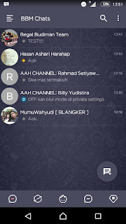 BBM MOD Dark Navy v3.1.0.13 APK Terbaru