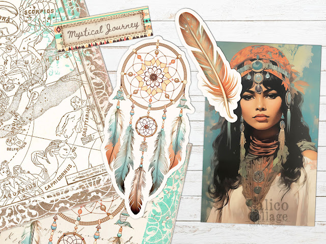 Bohemian Junk Journal Kit