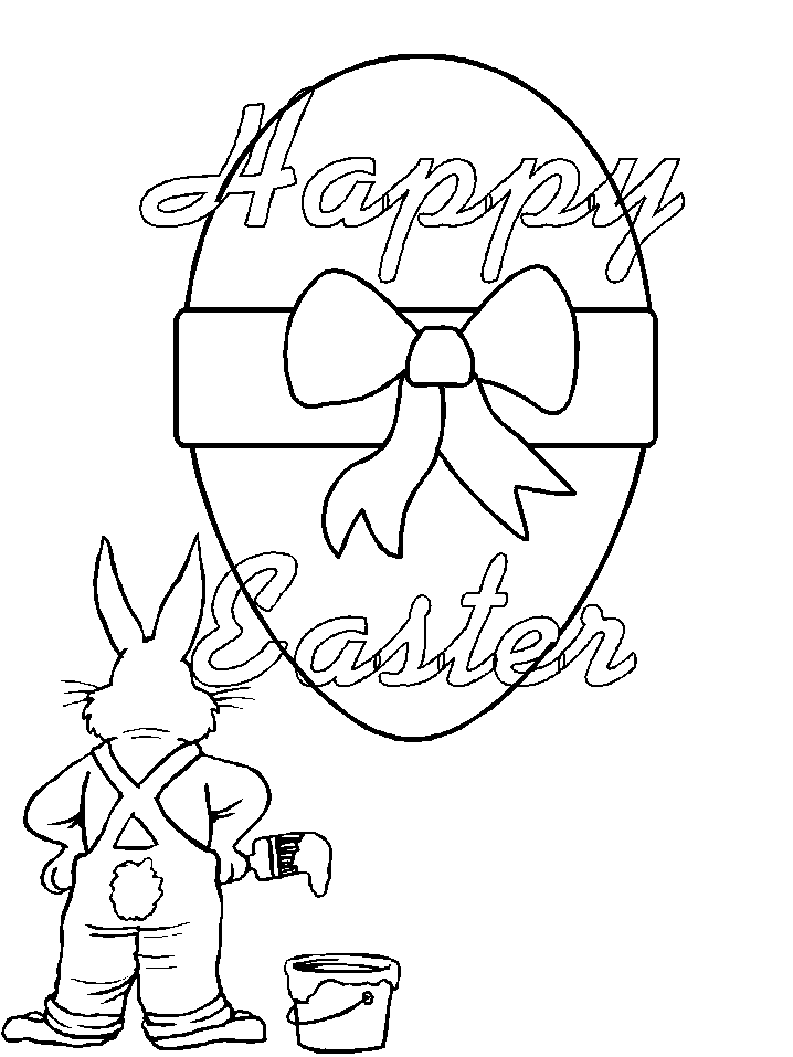 Bunny Rabbit Coloring Pages