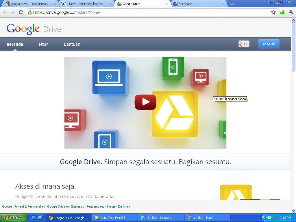 Menyimpan File @ Google Drive