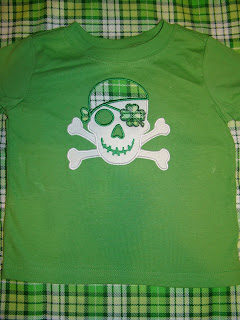 Clover patch pirate applique