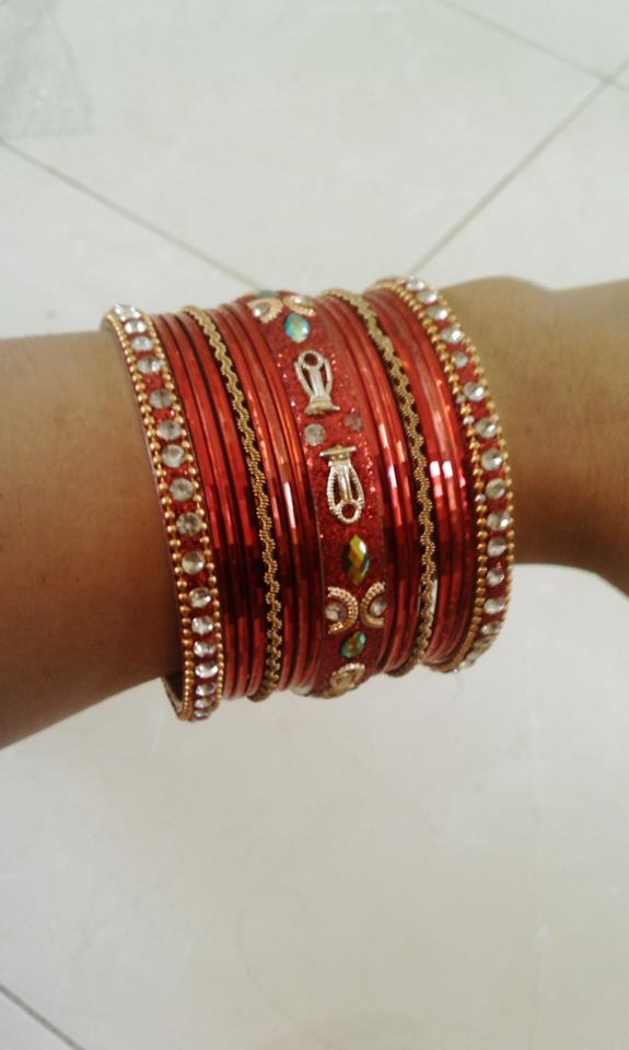 HOT RED GELANG KERONCONG INDIA I 1 Gelang India