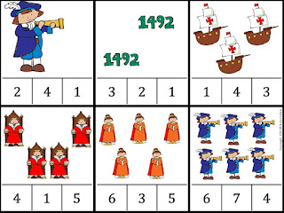 Columbus Day pre-k activity