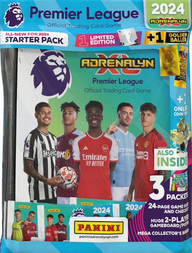 Panini Adrenalyn XL 2024 Premier League Starter Pack: 3 Packets cards 2 Ltd  Ed