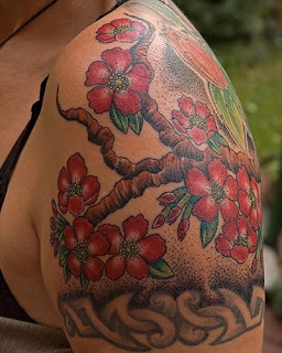 Cherry Blossom Tattoos for Girls - Feminine Tattoos