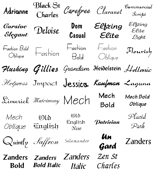 Old Tattoo Font