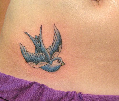 Bird Hip Tattoo Pictures