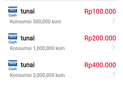 Cara Mencairkan koin Cashzine menjadi uang