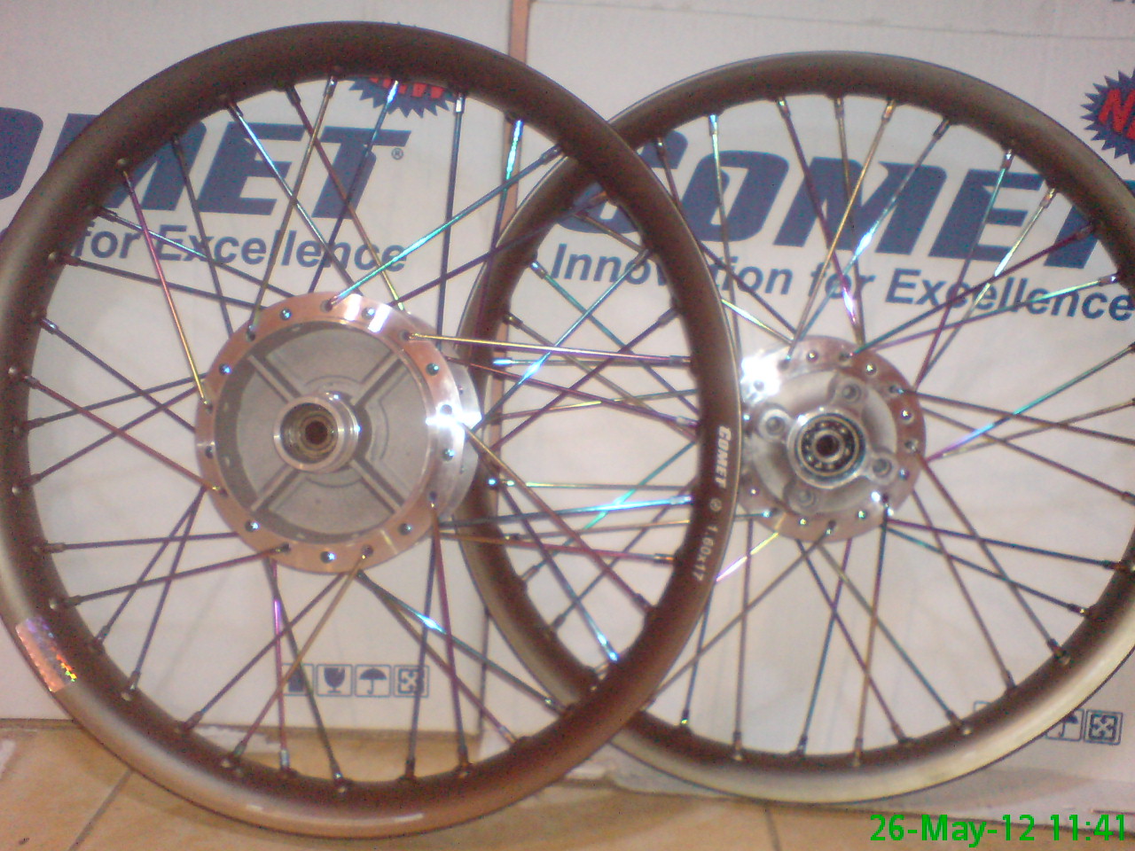  Velg Comet Brown Ruji Pelangi Untuk Satria FU Velg Motor 