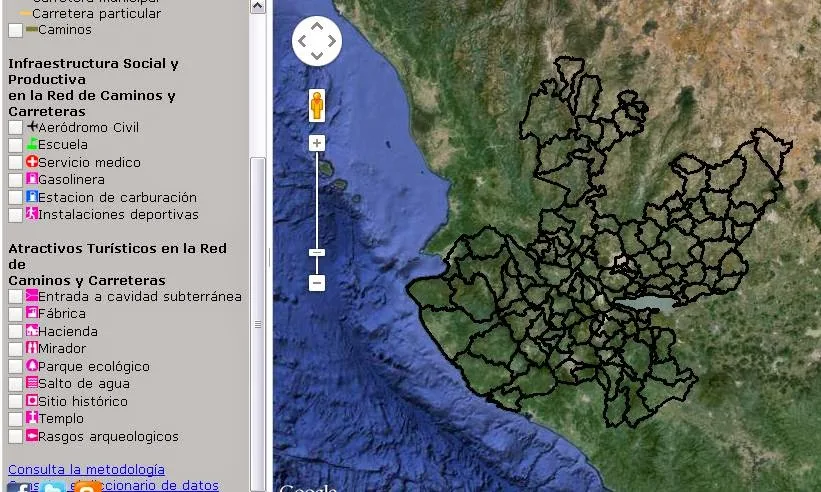 Atlas carretero de jalisco Mapas de caminos en el Estado gratis en linea para descargar