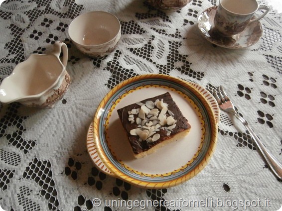 japanese cotton cheesecake torta dolce cioccolato fondente mandorle almonds dark chocolate