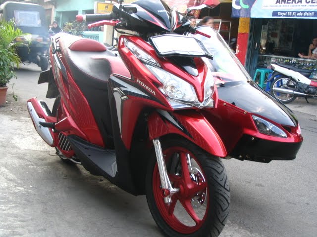 Modifikasi Honda Vario  Techno 125 oto trens