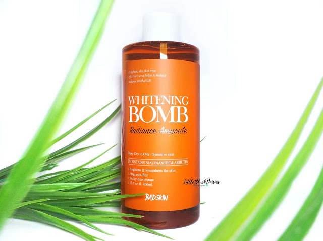 BADSKIN WHITENING BOMB RADIANCE AMPOULE REVIEW