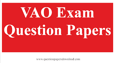Village Accountant Recruitment Exam Question Papers free download
